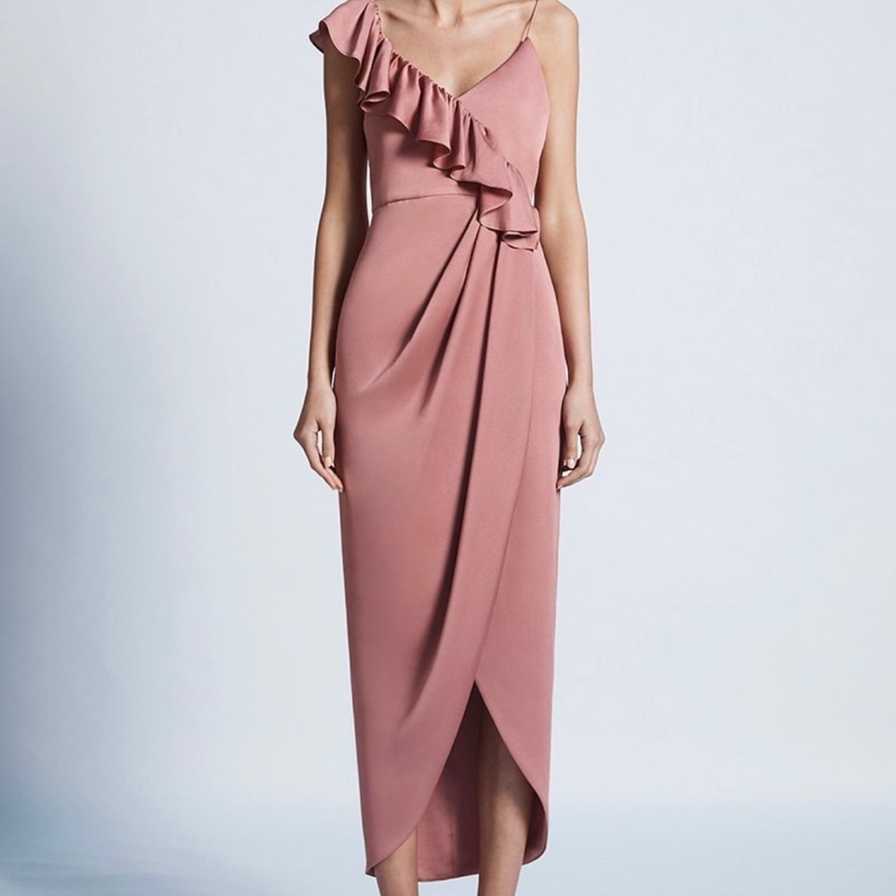 Shona Joy Size 2 Maxi Dusty Rose. Gorgeous Flattering Fit!